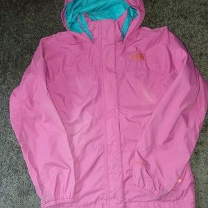 Girls north face wind breaker
